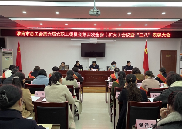 淮南市总工会第六届女职工委员会第四次全委（扩大）会议暨“三八”表彰大会_爱奇艺